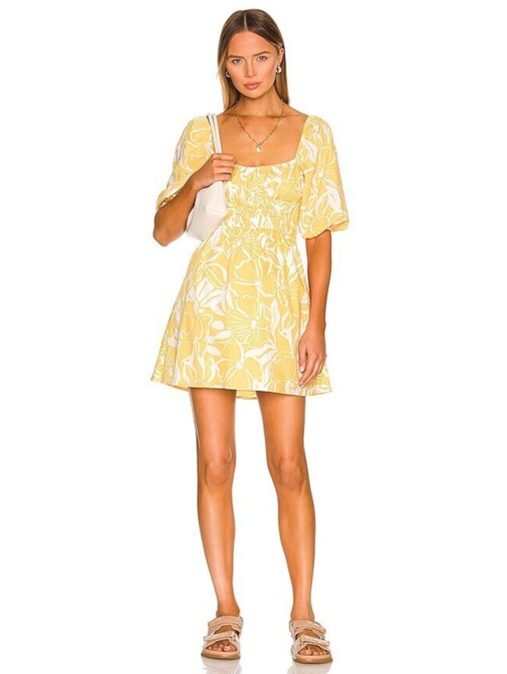 Faithfull The Brand Marinelli Mini Dress El Marsa Floral US 6